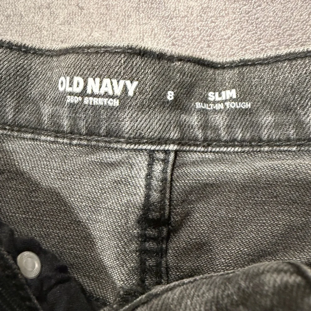 Old Navy Gray Slim Jeans for Kids. NWT